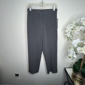 David Dart Gray Straight Leg Slimming Solution Pant NWT Size 6 P